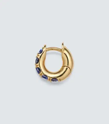 Spinelli Kilcollin Macro Mini 18kt gold single earring with sapphires | Thumbnail 2