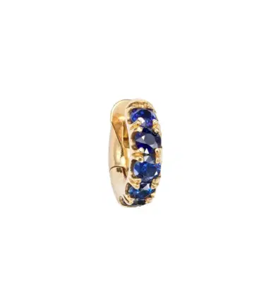 Spinelli Kilcollin Macro Mini 18kt gold single earring with sapphires | Thumbnail 1