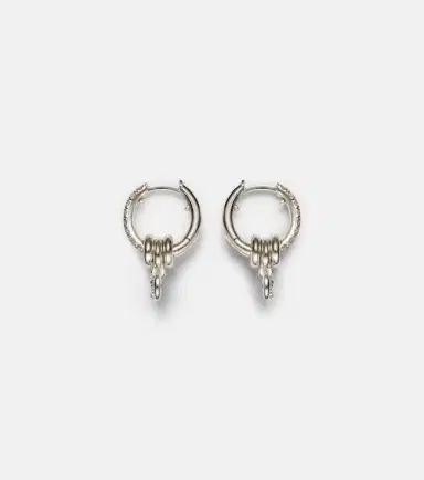 Spinelli Kilcollin Zahra sterling silver earrings with diamonds | Thumbnail 3
