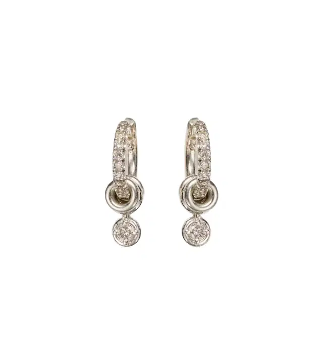 Spinelli Kilcollin Zahra sterling silver earrings with diamonds