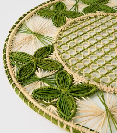 Cabana Louloudi set of 2 wicker placemats | Thumbnail 3