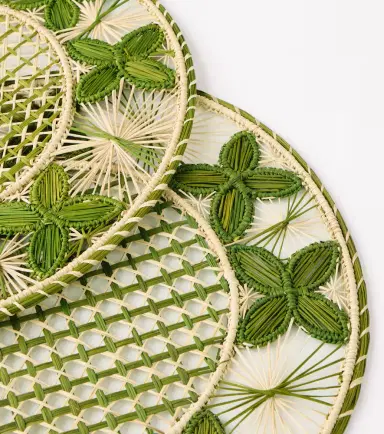 Cabana Louloudi set of 2 wicker placemats | Thumbnail 5