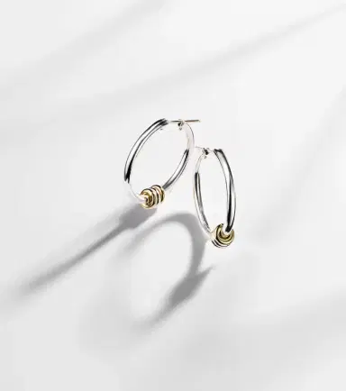 Spinelli Kilcollin Argo sterling silver and 18kt gold earrings | Thumbnail 5