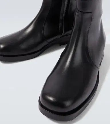 Studio Nicholson Square leather ankle boots | Thumbnail 2