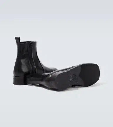 Studio Nicholson Square leather ankle boots | Thumbnail 3
