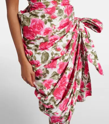 Chloé Chloé Floral bow-detail cotton miniskirt | Thumbnail 5