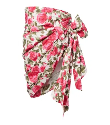 Chloé Chloé Floral bow-detail cotton miniskirt | Thumbnail 1