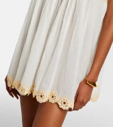 Ulla Johnson Tula crochet-trimmed cotton beach dress | Thumbnail 2