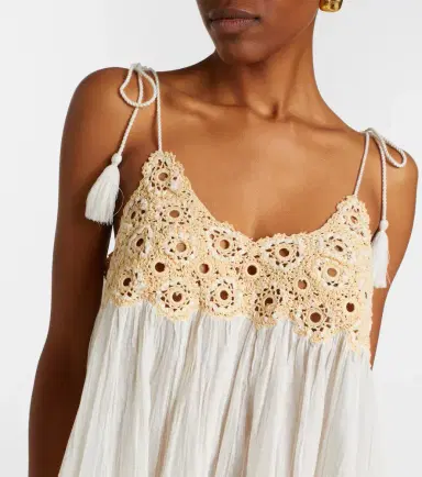 Ulla Johnson Tula crochet-trimmed cotton beach dress | Thumbnail 5