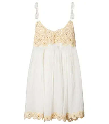 Ulla Johnson Tula crochet-trimmed cotton beach dress | Thumbnail 1