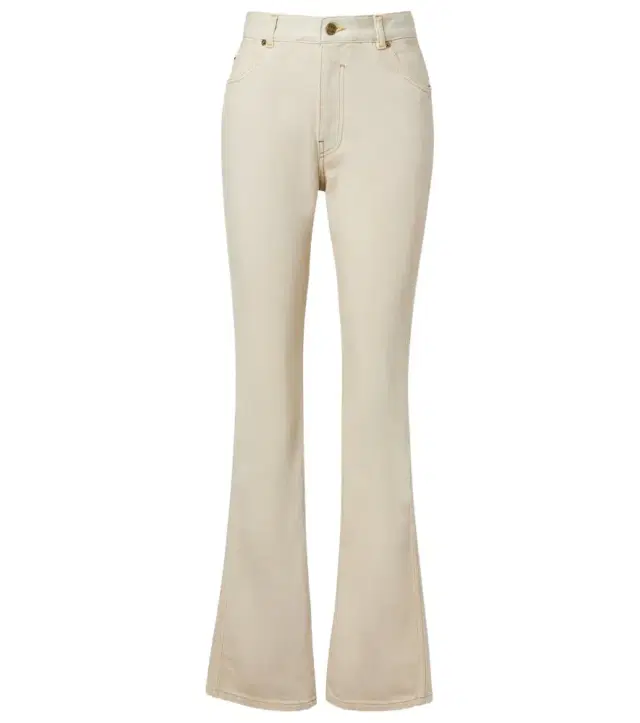 Faded bootcut jeans