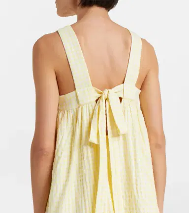 Montce Betsie gingham minidress and scarf set | Thumbnail 2