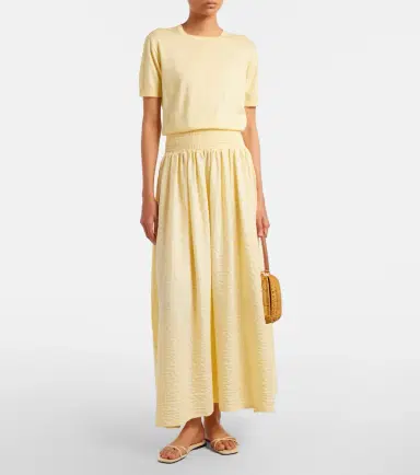 Montce Millie gingham cotton maxi skirt | Thumbnail 3 Montce Millie gingham cotton maxi skirt | Thumbnail 3
