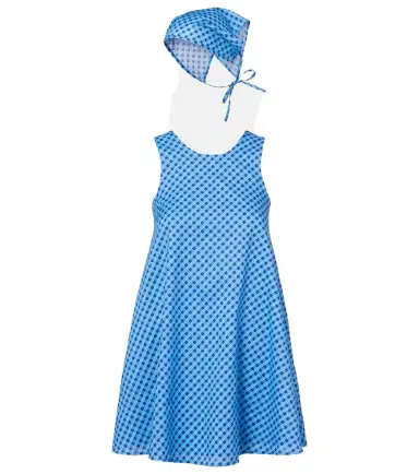 Montce Betsie plaid cotton minidress and scarf set | Thumbnail 1 Montce Betsie plaid cotton minidress and scarf set | Thumbnail 1