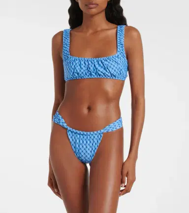 Montce Sandra plaid bikini bottoms | Thumbnail 4