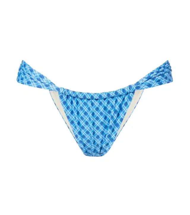 Montce Sandra plaid bikini bottoms