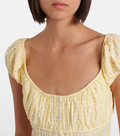 Montce Millie gingham top | Thumbnail 3