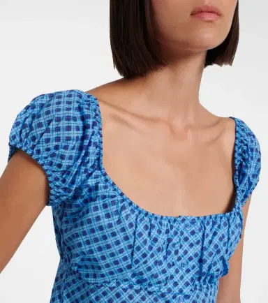 Montce Millie plaid cotton top | Thumbnail 4 Montce Millie plaid cotton top | Thumbnail 4