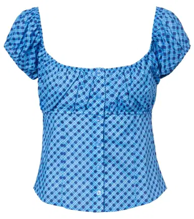 Montce Millie plaid cotton top | Thumbnail 1 Montce Millie plaid cotton top | Thumbnail 1