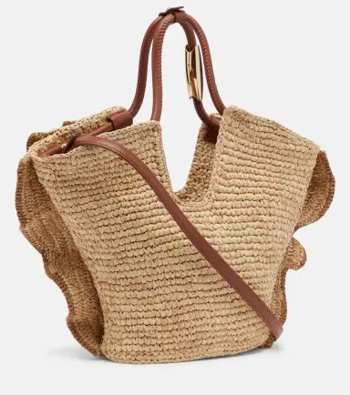 Zimmermann Goldentime Small raffia top-handle bag | Thumbnail 2