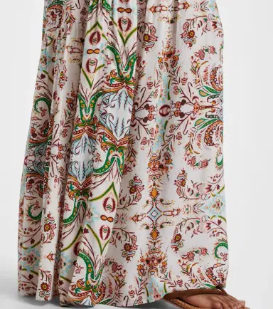 Melissa Odabash Skylar tie-neck printed maxi dress | Thumbnail 2