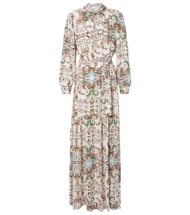Melissa Odabash Skylar tie-neck printed maxi dress | Thumbnail 1