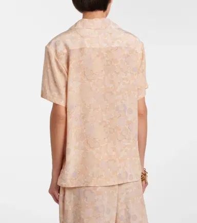 Chloé Chloé Floral silk bowling shirt | Thumbnail 3