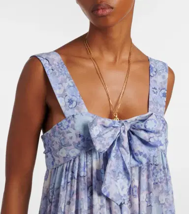 Chloé Chloé Floral cotton voile maxi dress | Thumbnail 4