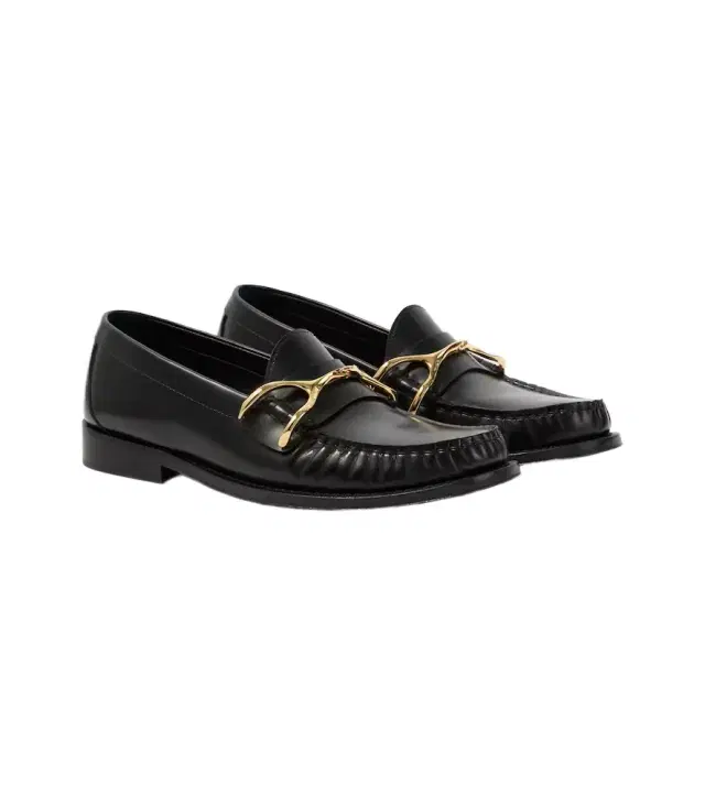 McQueen Wishbone leather loafers