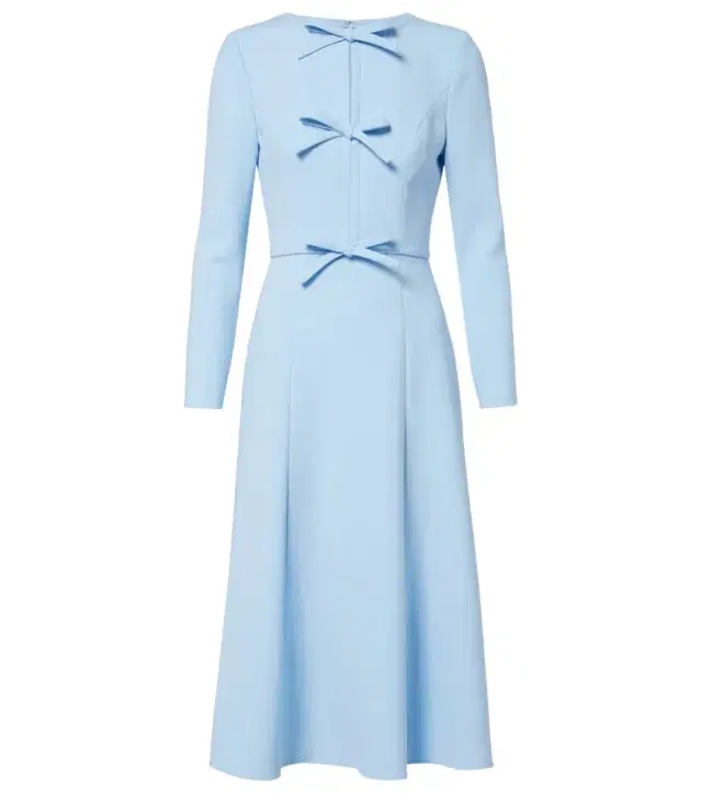 Carolina Herrera Bow-detail crêpe midi dress