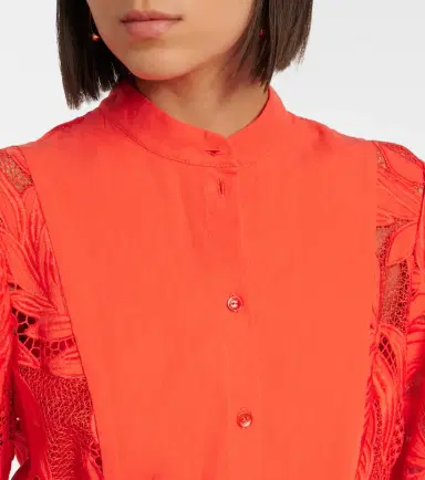 Erdem Embroidered mesh midi dress | Thumbnail 3 Erdem Embroidered mesh midi dress | Thumbnail 3