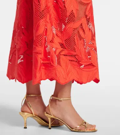 Erdem Embroidered mesh midi dress | Thumbnail 4 Erdem Embroidered mesh midi dress | Thumbnail 4