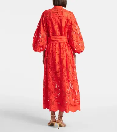 Erdem Embroidered mesh midi dress | Thumbnail 5 Erdem Embroidered mesh midi dress | Thumbnail 5