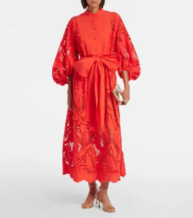 Erdem Embroidered mesh midi dress | Thumbnail 6 Erdem Embroidered mesh midi dress | Thumbnail 6