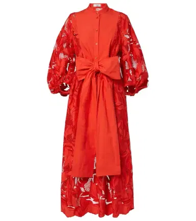 Erdem Embroidered mesh midi dress | Thumbnail 1 Erdem Embroidered mesh midi dress | Thumbnail 1
