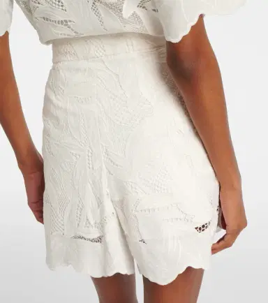Erdem Embroidered mesh shorts | Thumbnail 2 Erdem Embroidered mesh shorts | Thumbnail 2