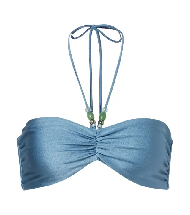 Jade Swim Zoe ruched bikini top