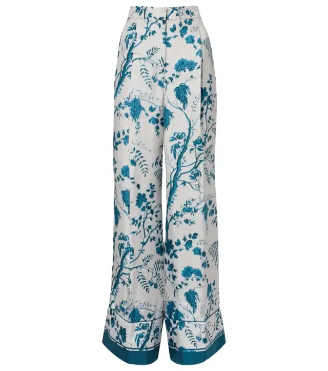 Erdem Floral silk pajama pants