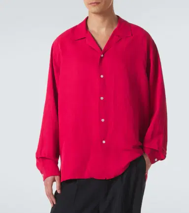 A.Presse A. Presse Vintage silk and linen shirt | Thumbnail 2