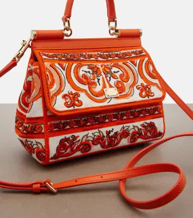 Dolce & Gabbana Sicily Medium embroidered top-handle bag | Thumbnail 3 Dolce & Gabbana Sicily Medium embroidered top-handle bag | Thumbnail 3