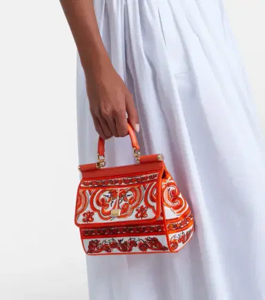 Dolce & Gabbana Sicily Medium embroidered top-handle bag | Thumbnail 5 Dolce & Gabbana Sicily Medium embroidered top-handle bag | Thumbnail 5