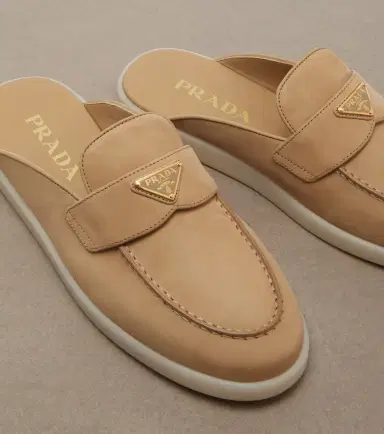 Prada Suede mules | Thumbnail 4