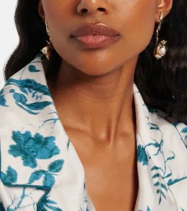 Erdem Embellished drop earrings | Thumbnail 6