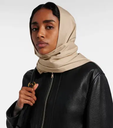 Nour Hammour Cotton canvas hood | Thumbnail 4 Nour Hammour Cotton canvas hood | Thumbnail 4