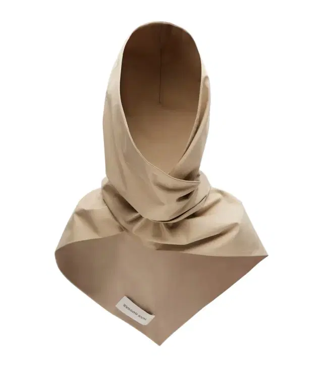 Nour Hammour Cotton canvas hood