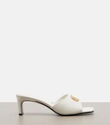 Gucci Double G leather mules | Thumbnail 2 Gucci Double G leather mules | Thumbnail 2