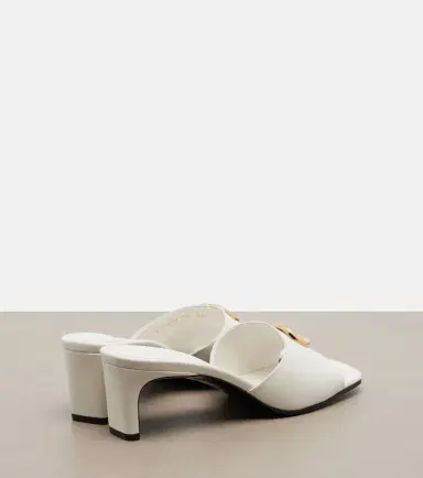 Gucci Double G leather mules | Thumbnail 3 Gucci Double G leather mules | Thumbnail 3