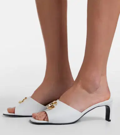 Gucci Double G leather mules | Thumbnail 5 Gucci Double G leather mules | Thumbnail 5