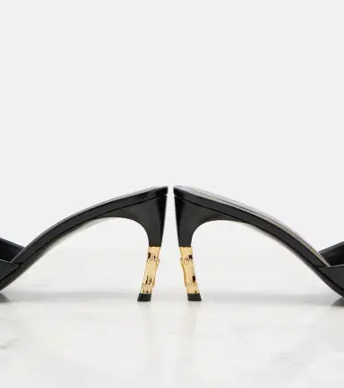 Gucci Bamboo leather mules | Thumbnail 3