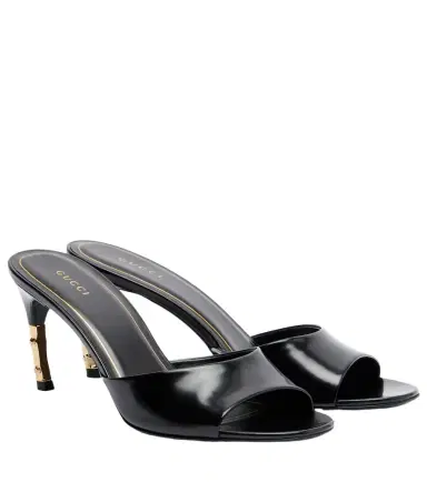 Gucci Bamboo leather mules | Thumbnail 1